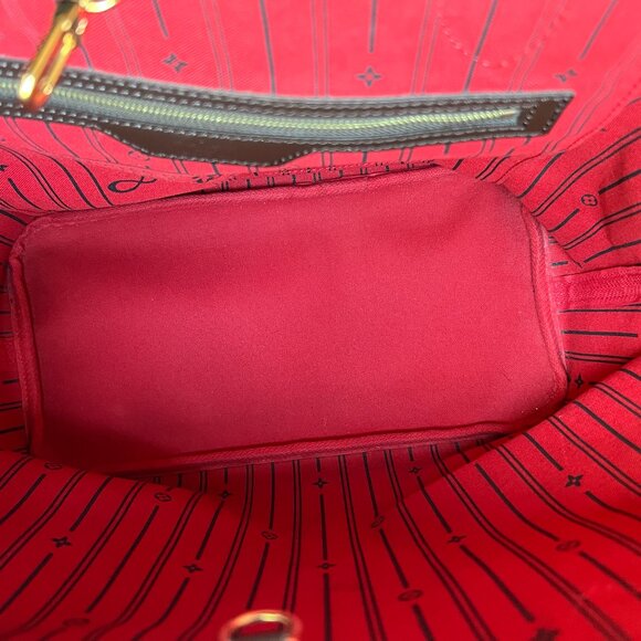 Authentic Louis Vuitton Neverfull MM in Damier Ebene Canvas - Picture 10 of 13